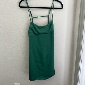Green L.A. Hearts Slip Dress